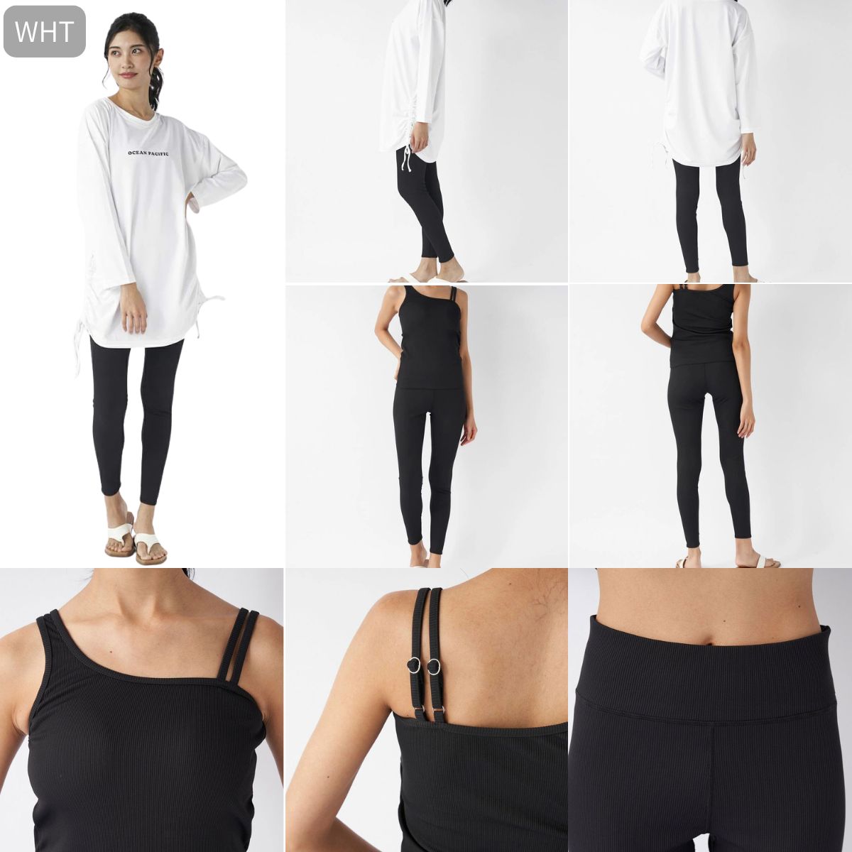 水着 上下 Tシャツ3点セット 水陸両用 フィットネスウェア セットアップ レディース