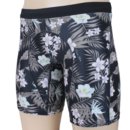 FLOWERS BLOOM Men's Swim Spats, Competition Training Swimwear, For Swimming Practice