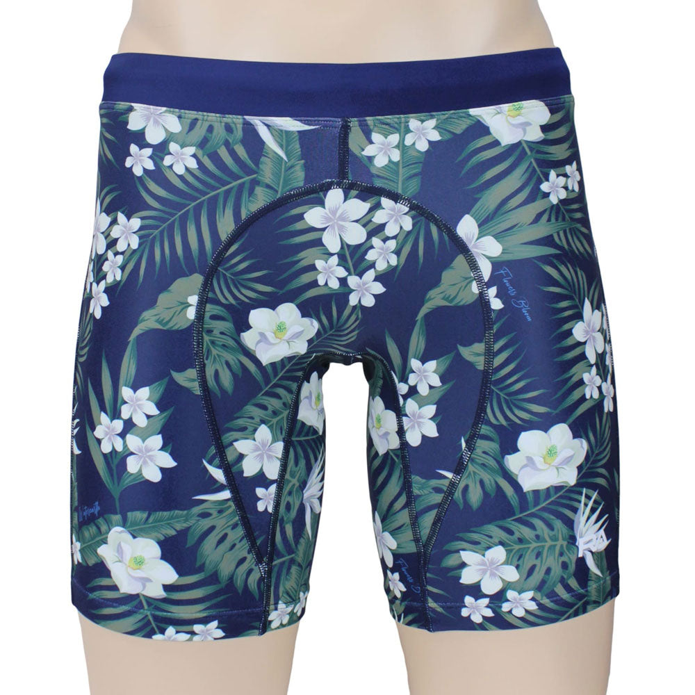 FLOWERS BLOOM Men's Swim Spats, Competition Training Swimwear, For Swimming Practice