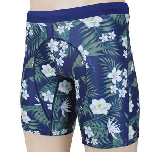 FLOWERS BLOOM Men's Swim Spats, Competition Training Swimwear, For Swimming Practice