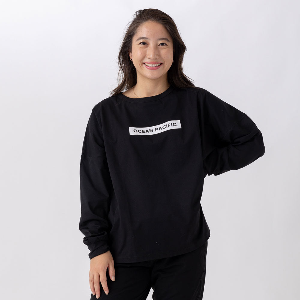 ユニセックス ロゴ ロングスリーブ 長袖Tシャツ メンズ レディース