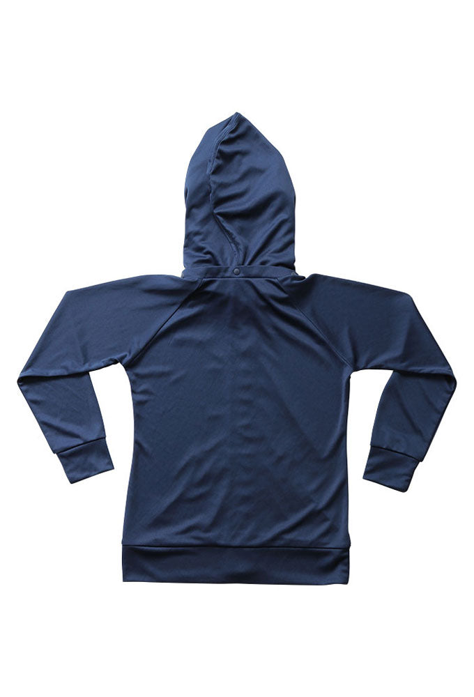 Kids Junior UV Hoodie Zip Up Rashguard Amphibious