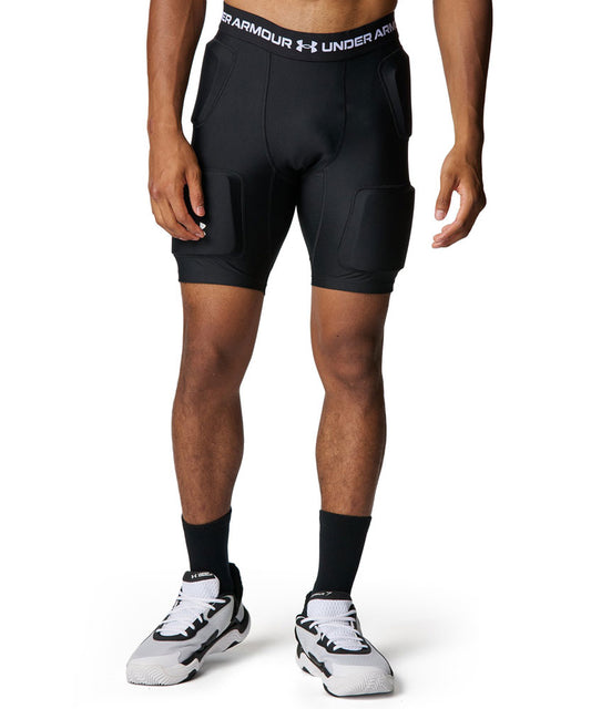 メンズ UAヒートギア パッド ショーツ アンダーウェア タイツ