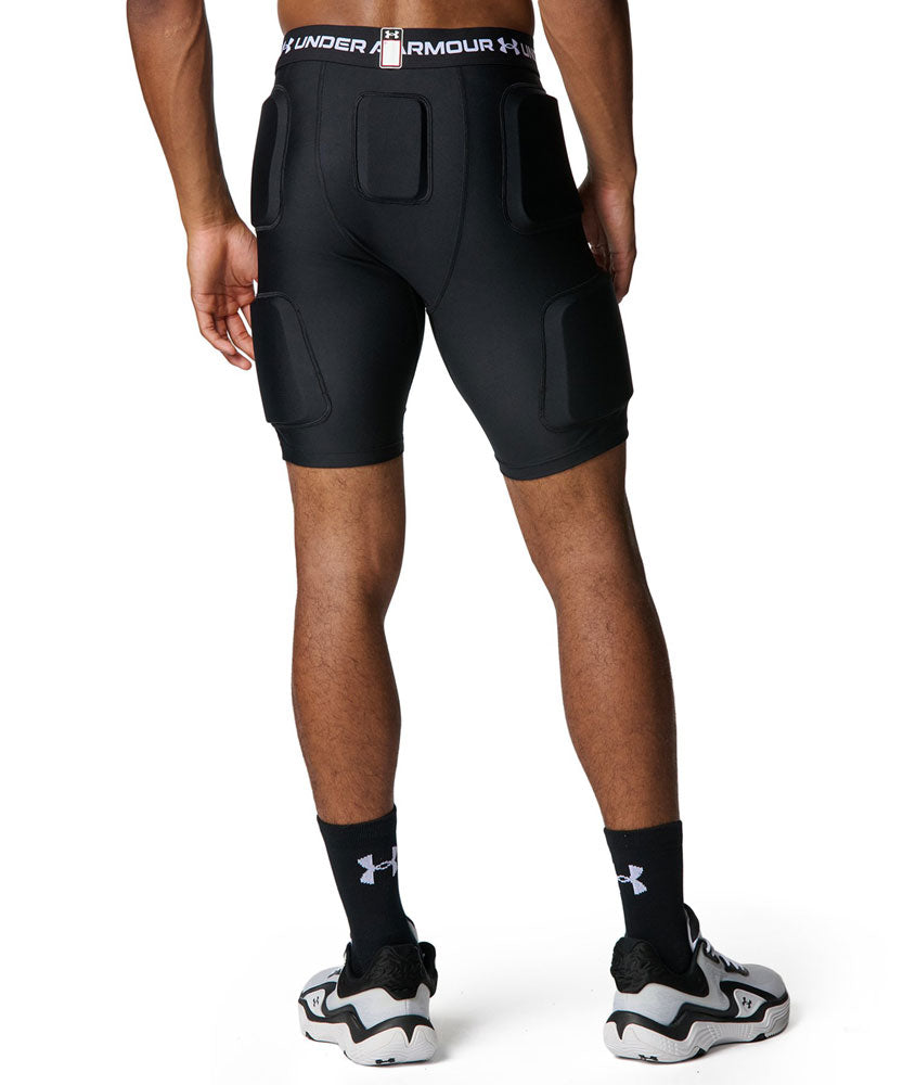 メンズ UAヒートギア パッド ショーツ アンダーウェア タイツ