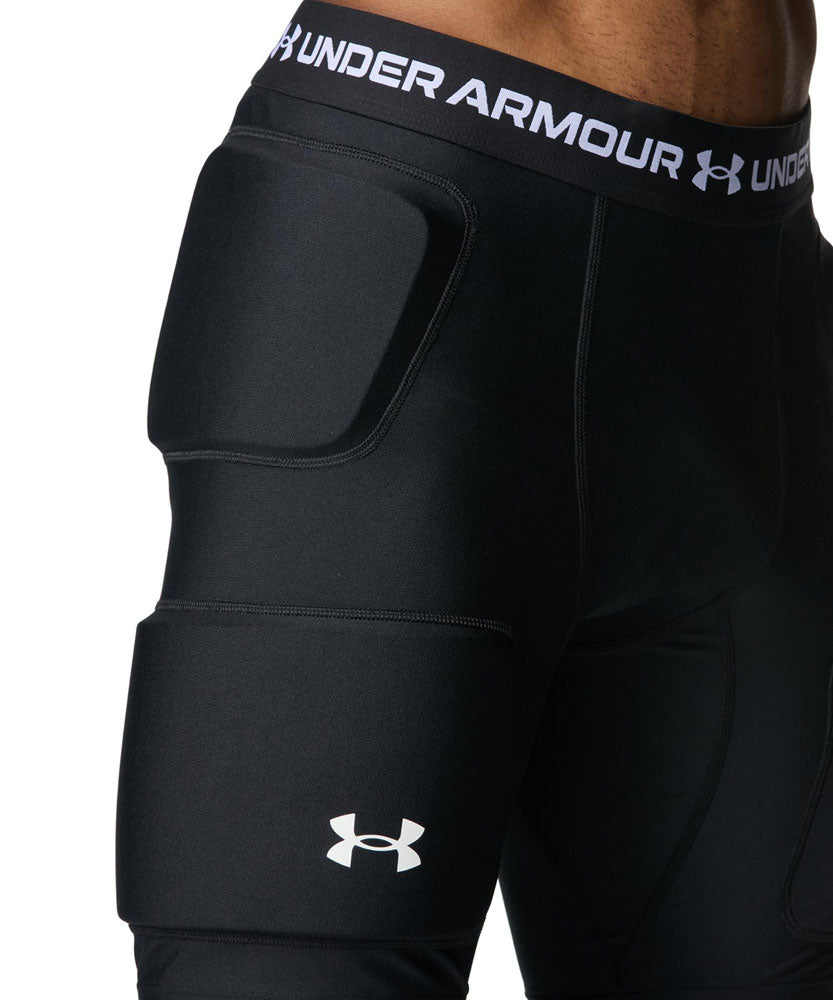 メンズ UAヒートギア パッド ショーツ アンダーウェア タイツ