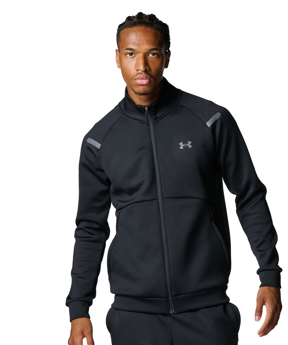 UAアーマーニット トラックジャケット メンズ ジャージジャケット トレーニングウェア