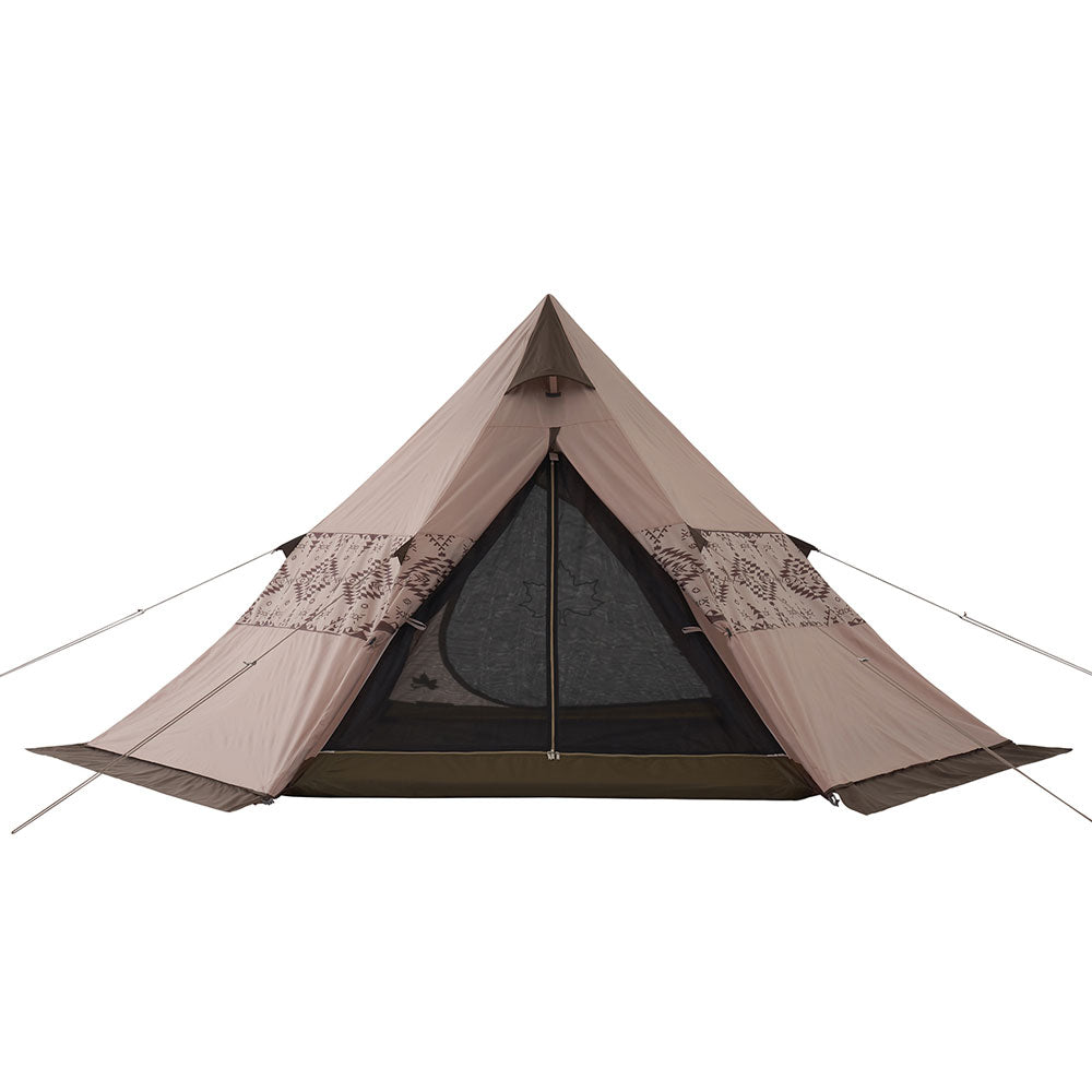 LOGOS LAND Tepee 350 One-pole tent for camping, 2-4 people