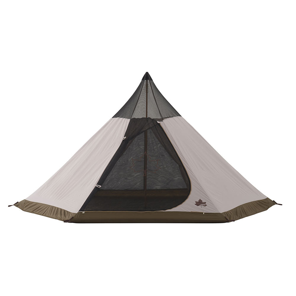 LOGOS LAND Tepee 350 One-pole tent for camping, 2-4 people