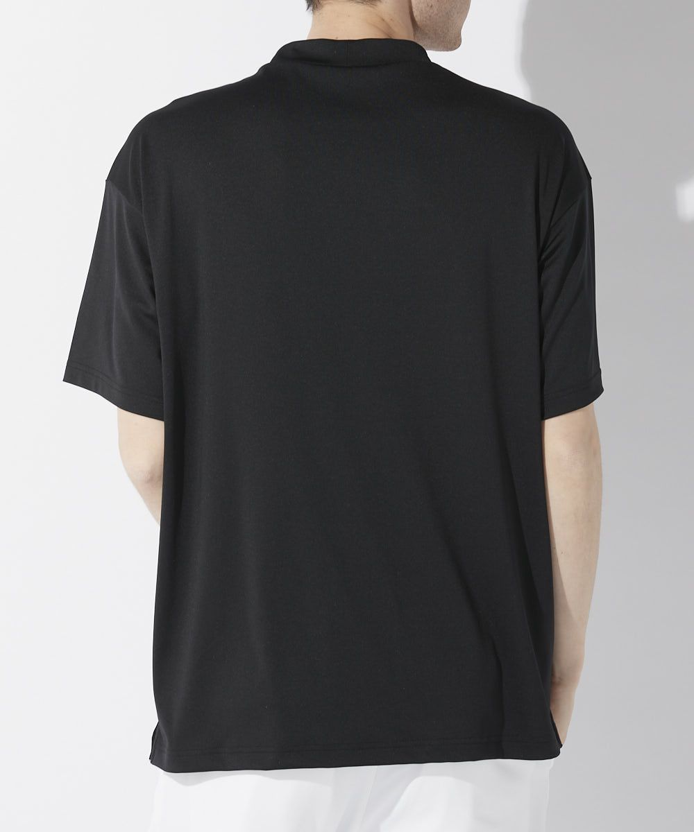 メンズ モックネックシャツ GOLF ゴルフウェア 半袖 トップス