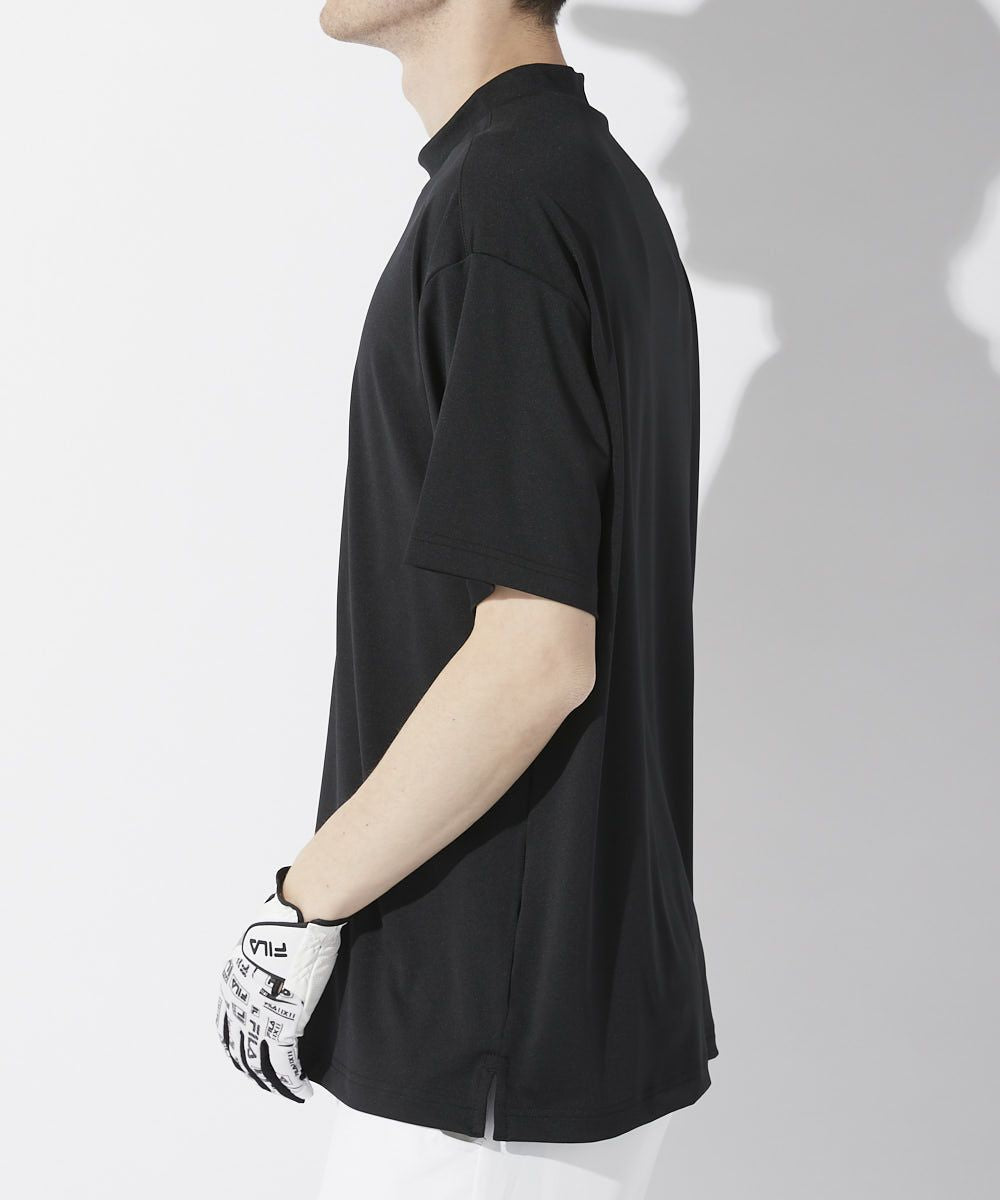 メンズ モックネックシャツ GOLF ゴルフウェア 半袖 トップス