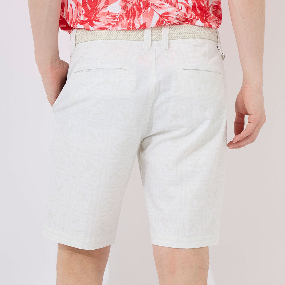 Men's Golf Stretch Twill Belted Shorts