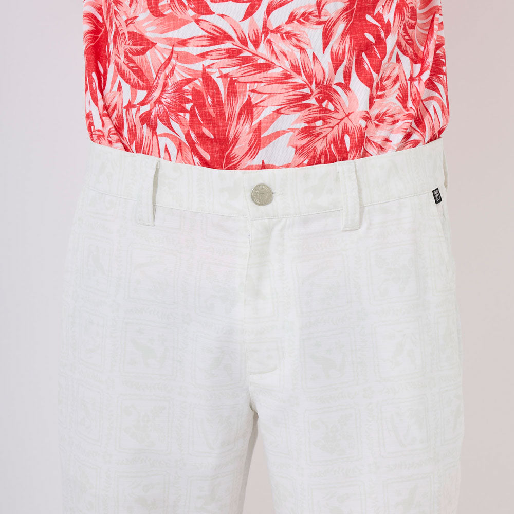 Men's Golf Stretch Twill Belted Shorts