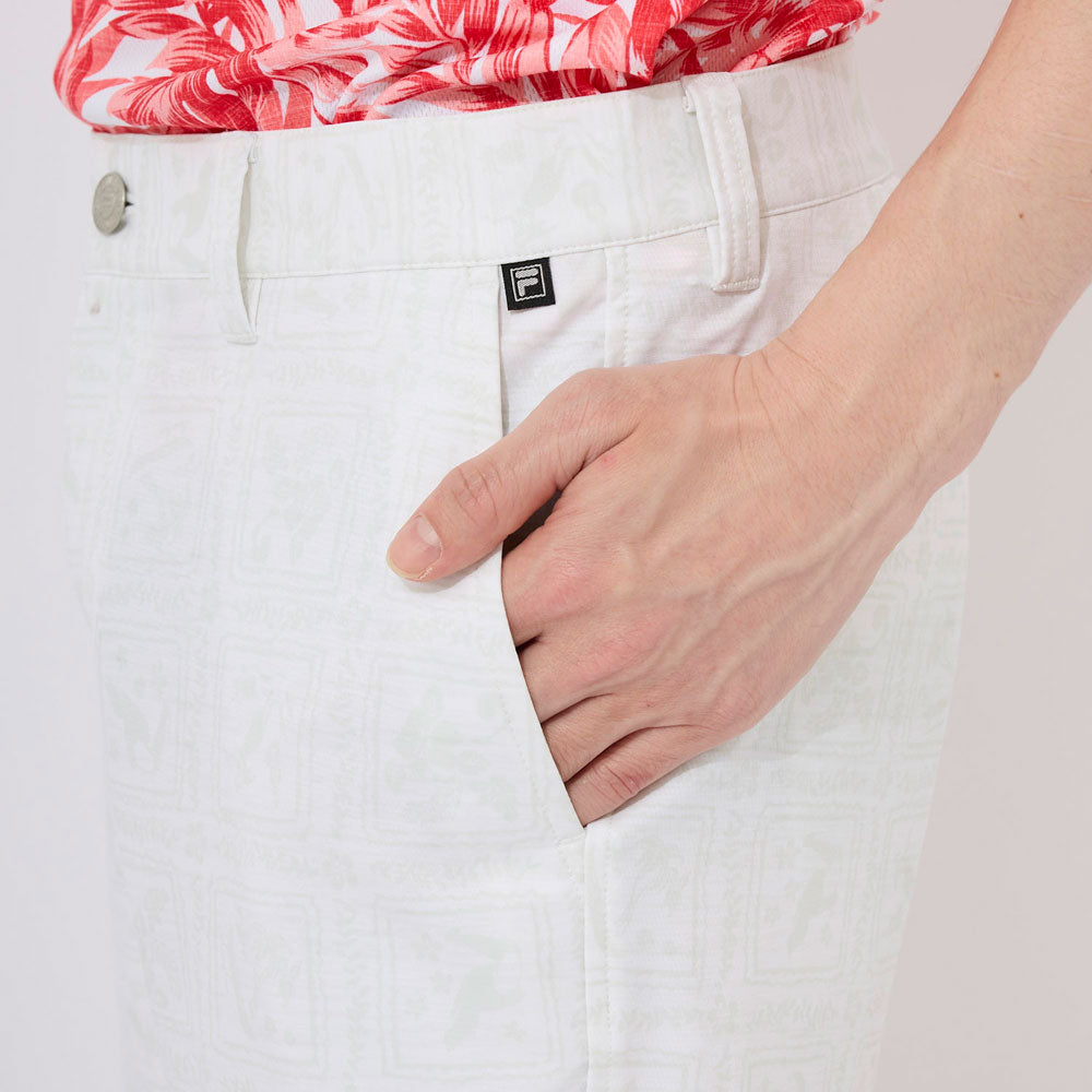 Men's Golf Stretch Twill Belted Shorts