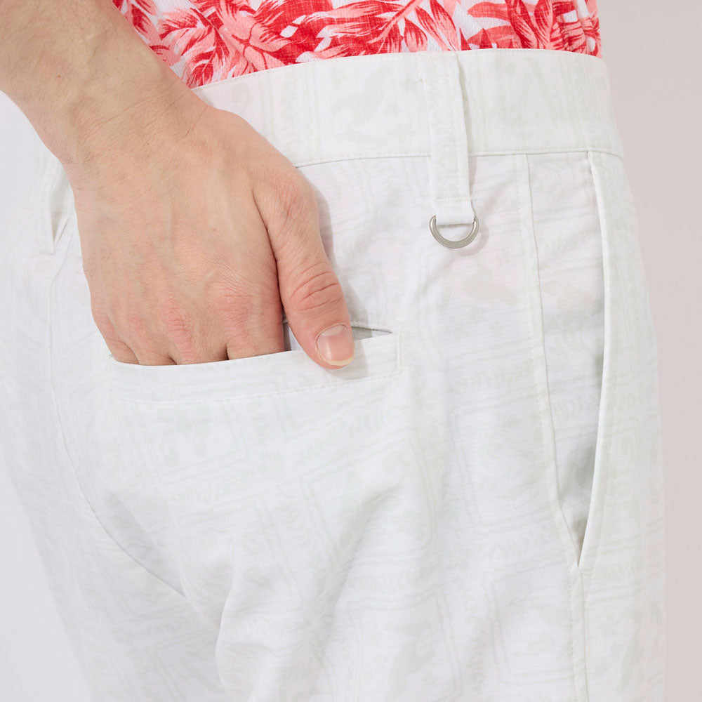 Men's Golf Stretch Twill Belted Shorts
