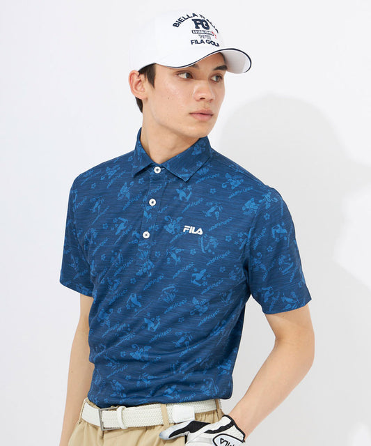 メンズ 半袖シャツ ゴルフウェア ポロシャツ トップス 吸汗速乾