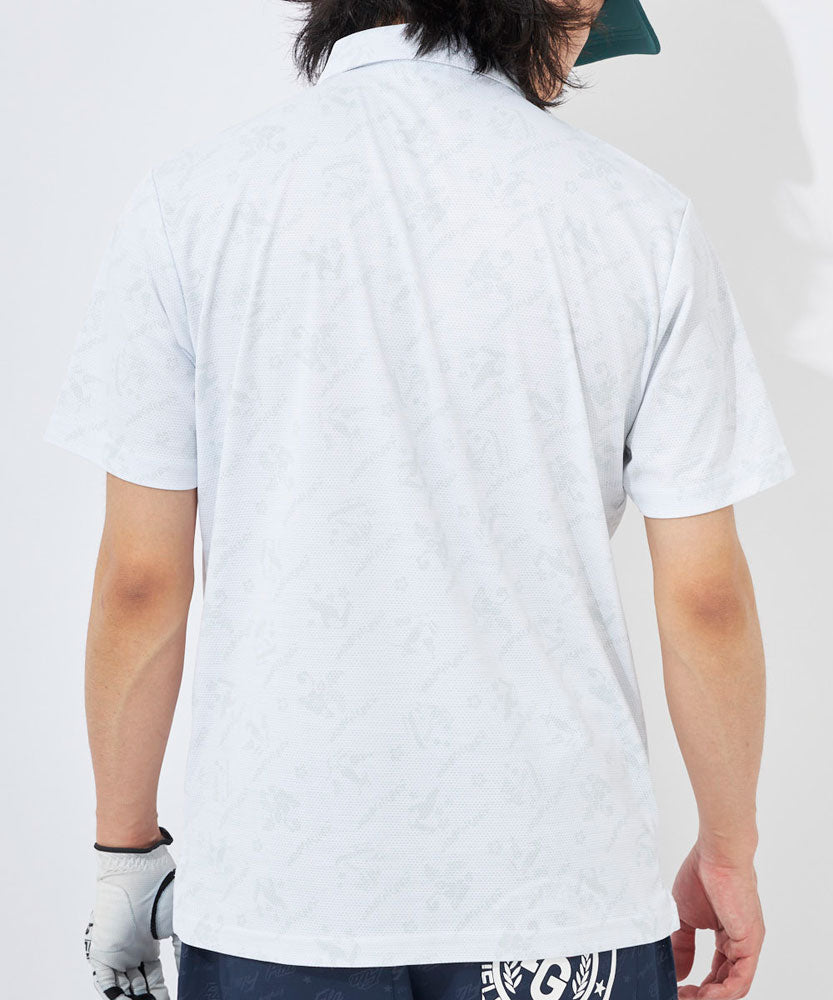 メンズ 半袖シャツ ゴルフウェア ポロシャツ トップス 吸汗速乾