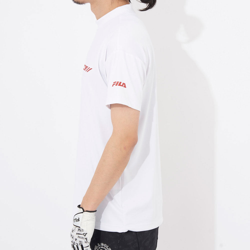 メンズ ECOスムース モックネックTシャツ ゴルフウェア トップス