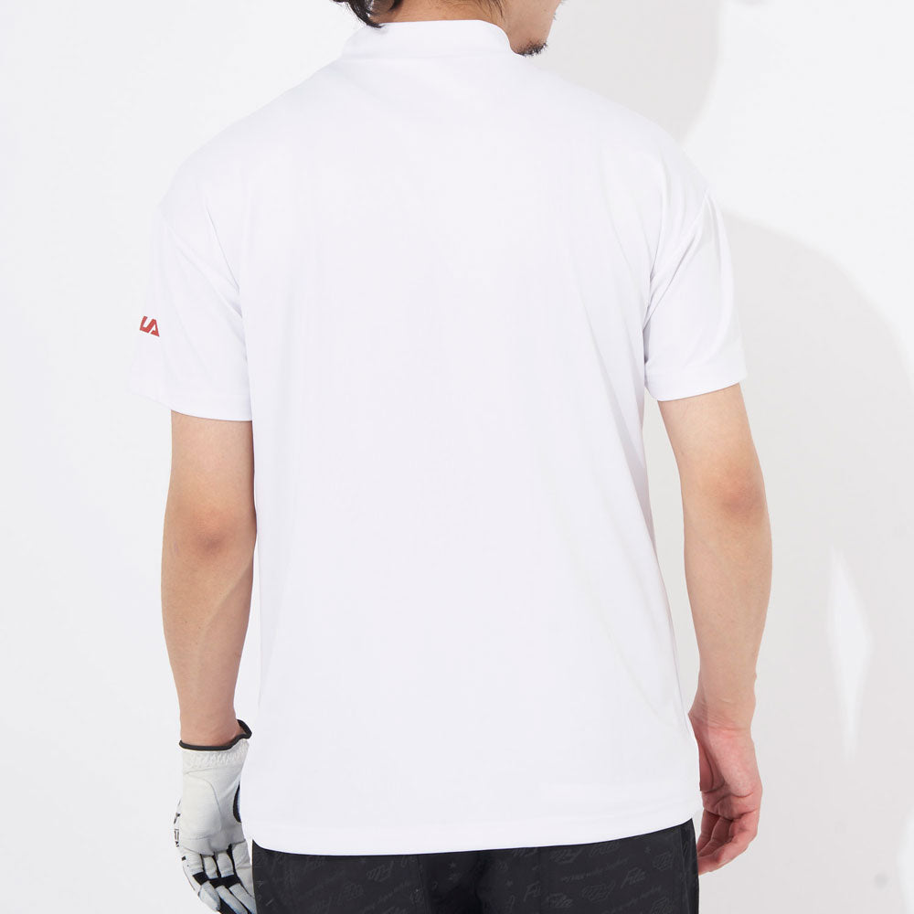 メンズ ECOスムース モックネックTシャツ ゴルフウェア トップス