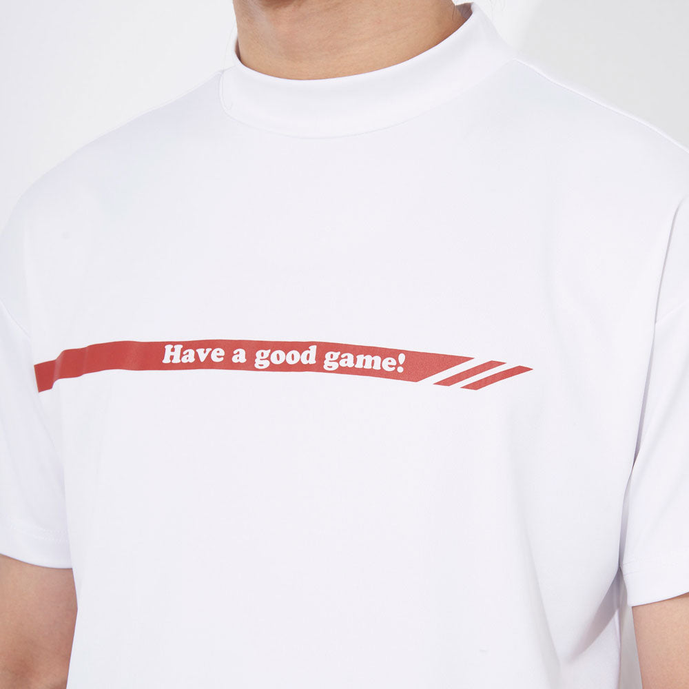 メンズ ECOスムース モックネックTシャツ ゴルフウェア トップス