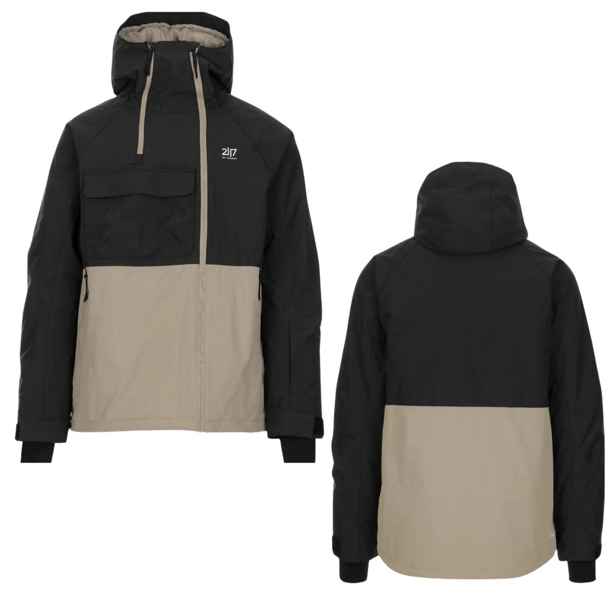 メンズ スキージャケット スノージャケット 防水 高機能 シンプル ブラック 黒 北欧