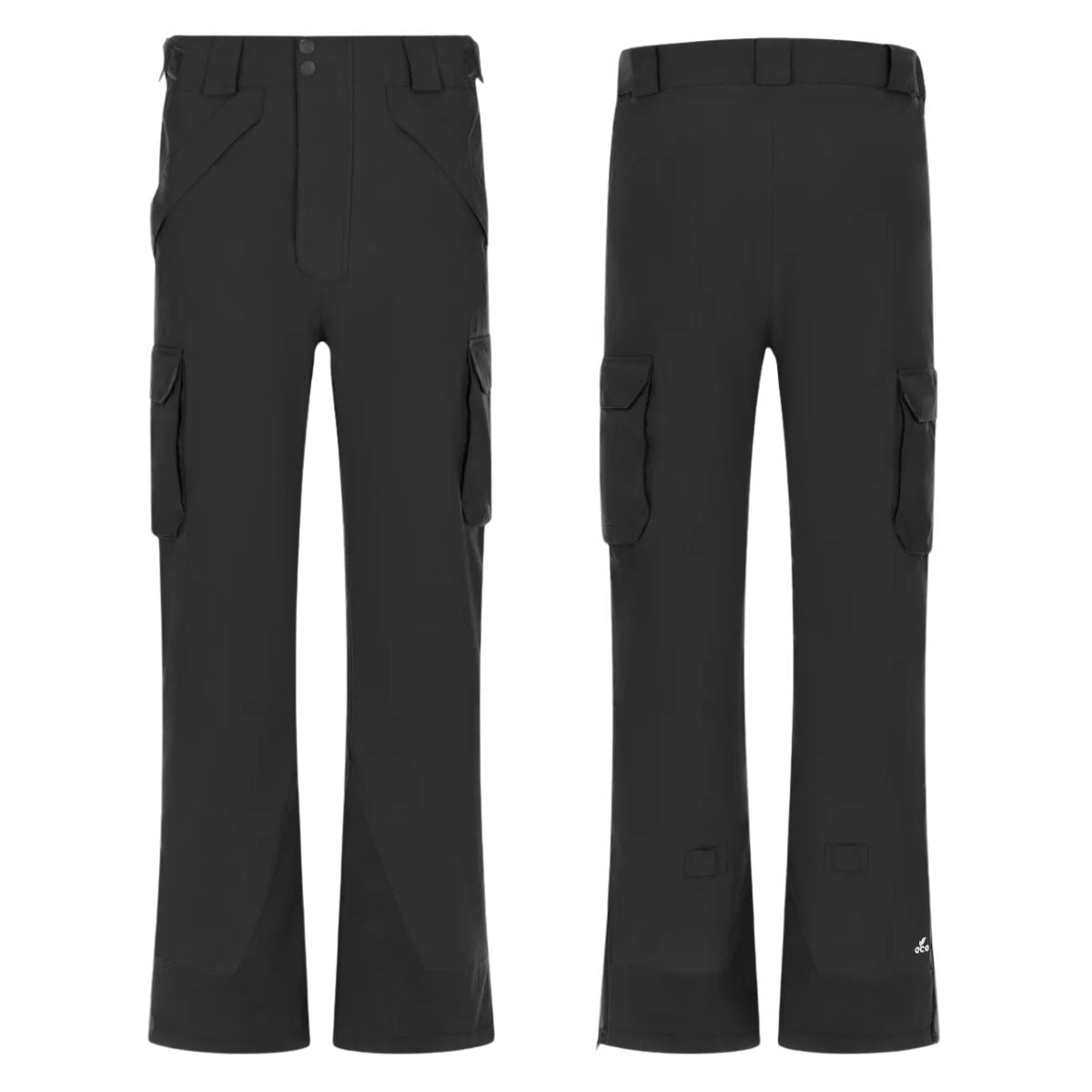 メンズ スキーパンツ スノーパンツ 防水 高機能 シンプル ブラック 黒 北欧