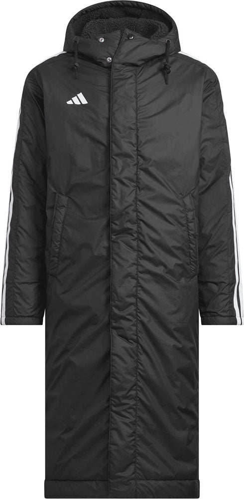 スリーストライプス ルーズフィット ロング ボアコート