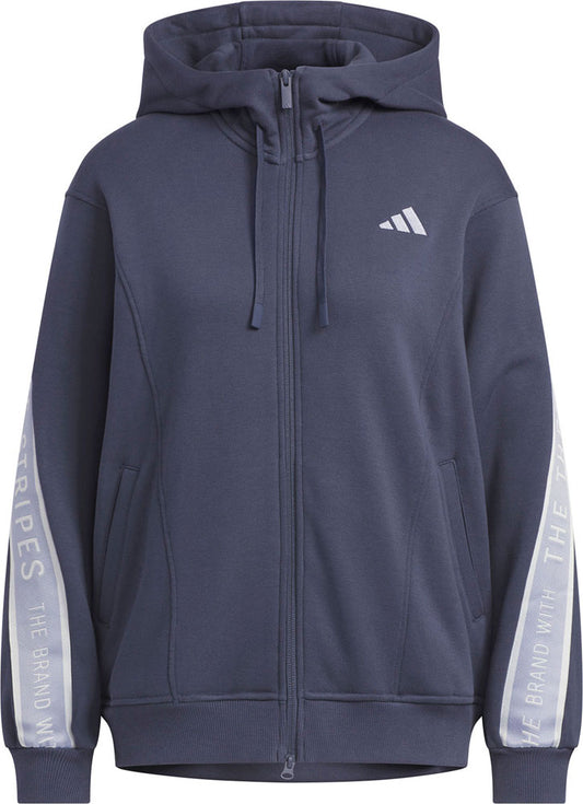 WORDING ルーズフィット フレンチテリー フルジップパーカー