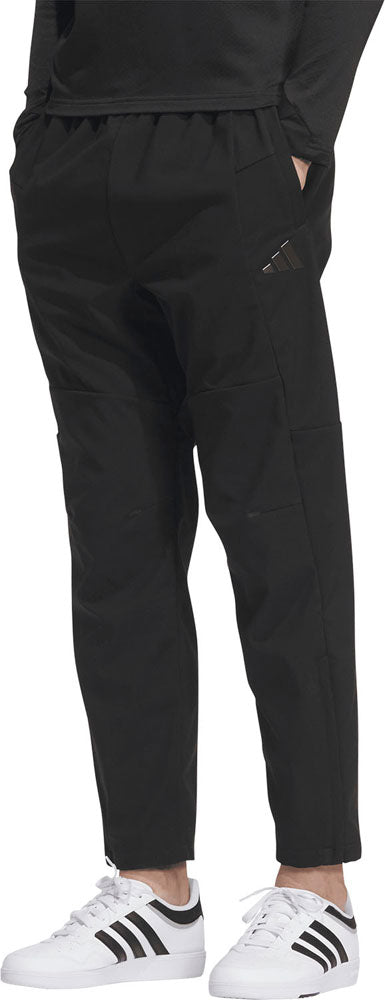 フリースウーブン アンクル丈 オープンヘム パンツ