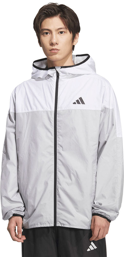 裏地フード付きウインドジャケット メンズ トレーニングウェア ジャケット アウター