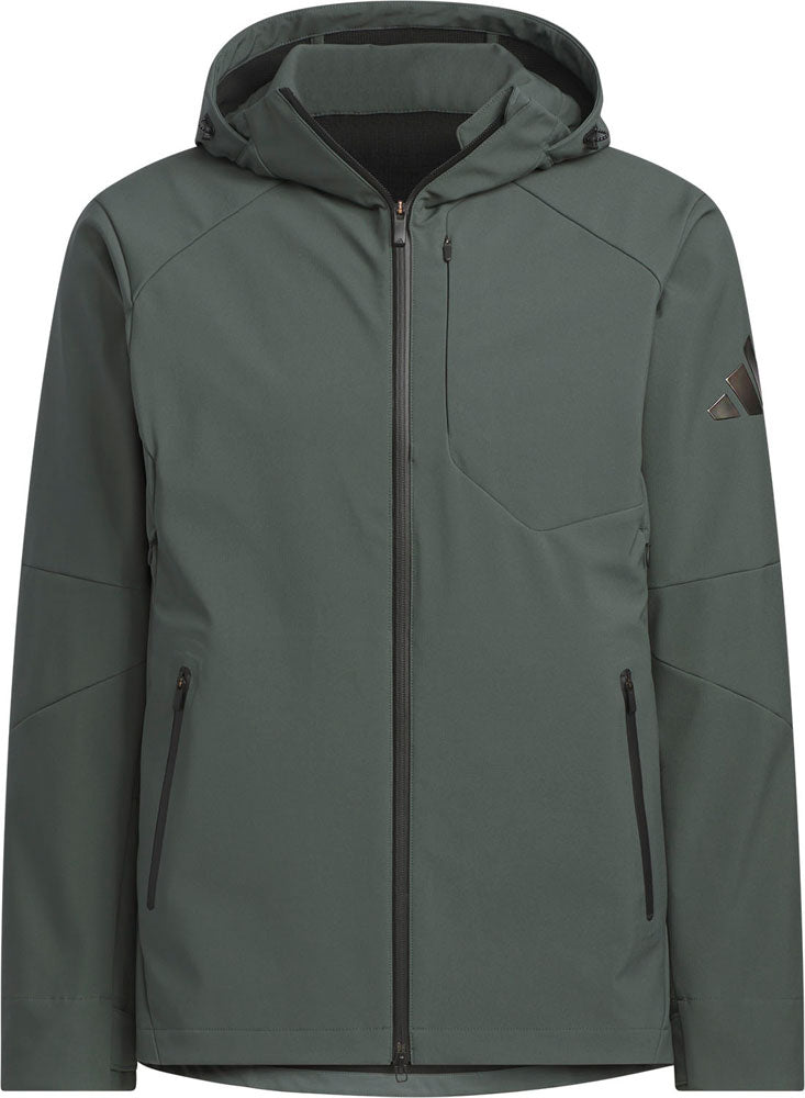 プレミアム スポーツ 圧着加工フリースウーブン フードジャケット