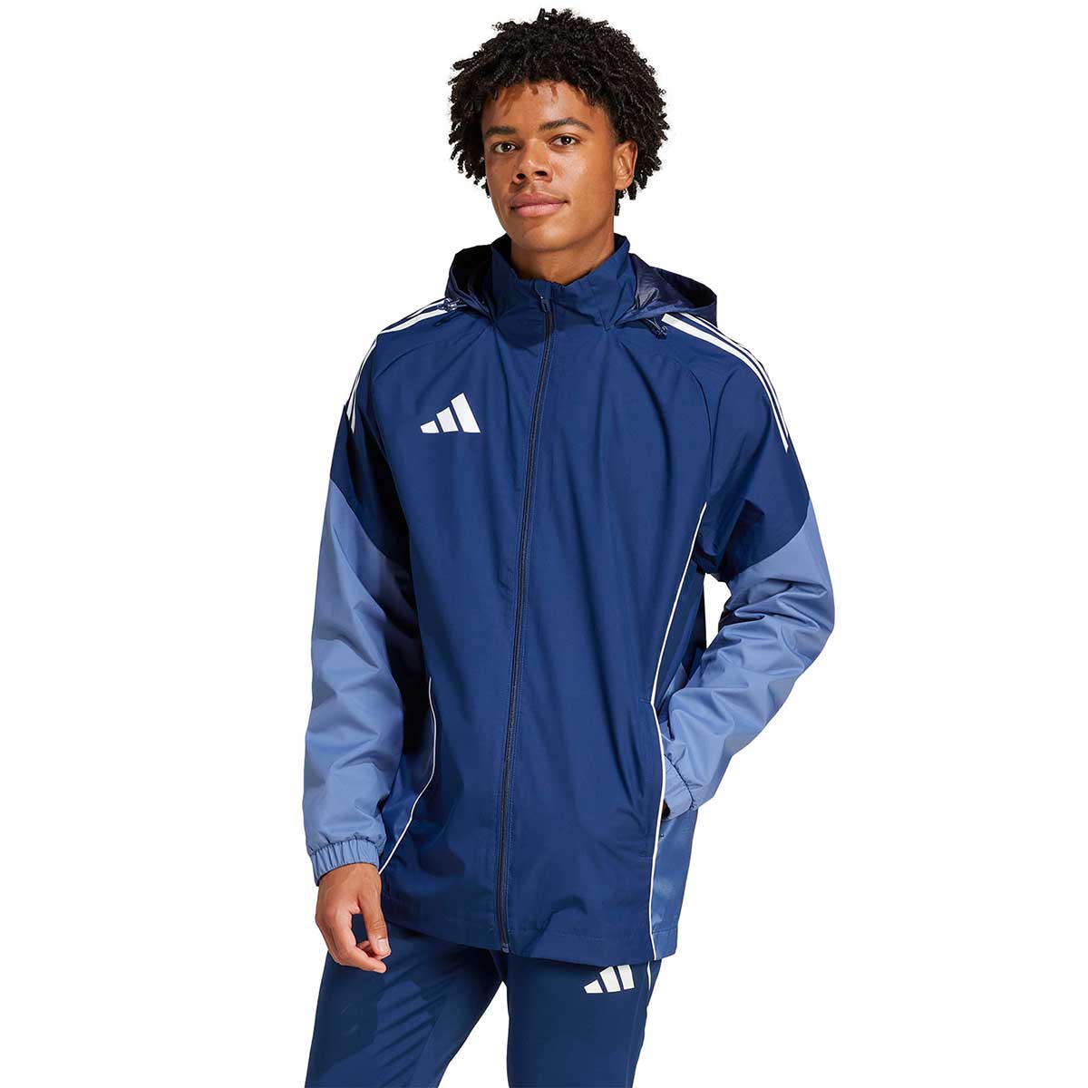 メンズ サッカーウインドウェア ティロ 25 コンペティション オールウェザージャケット