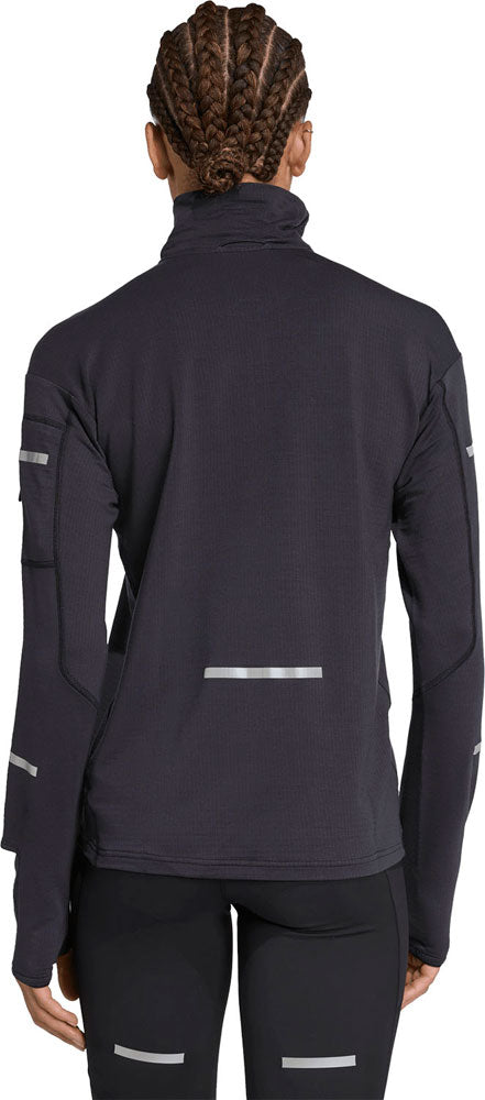 レディース ランニング アディ365 ランニング クライマウォーム+ ハーフジップ