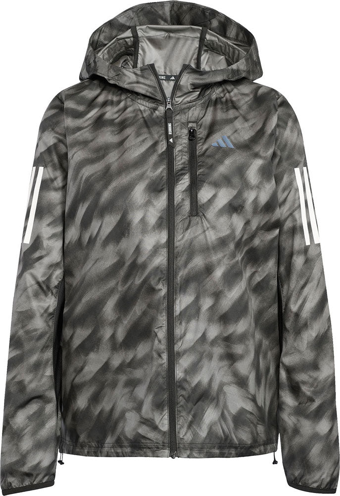 オウン ザ ラン総柄プリントジャケット レディース ランニング ジャケット アウター