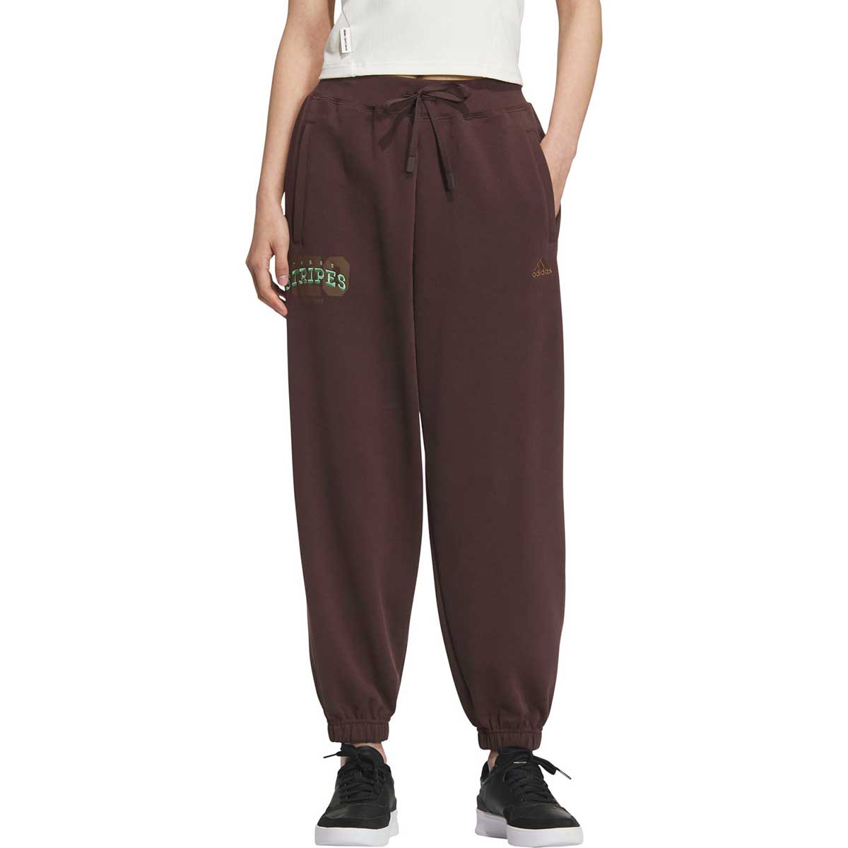 レディース カレッジ ルーズフィット フレンチテリーパンツスウェットパンツ