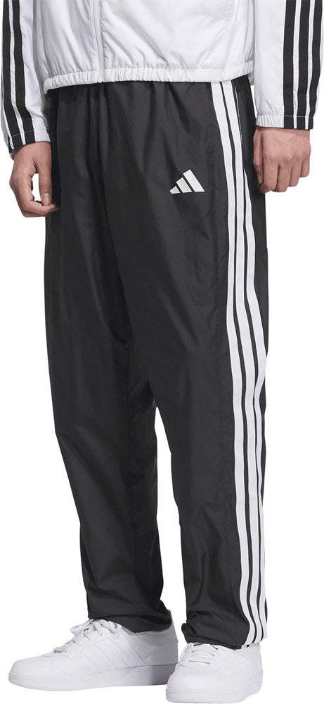 スリーストライプス ルーズフィット 起毛トリコット裏地付き フルレングス オープンヘム ウ