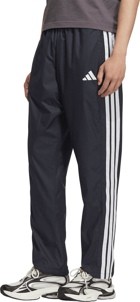 スリーストライプス ルーズフィット 起毛トリコット裏地付き フルレングス オープンヘム ウ