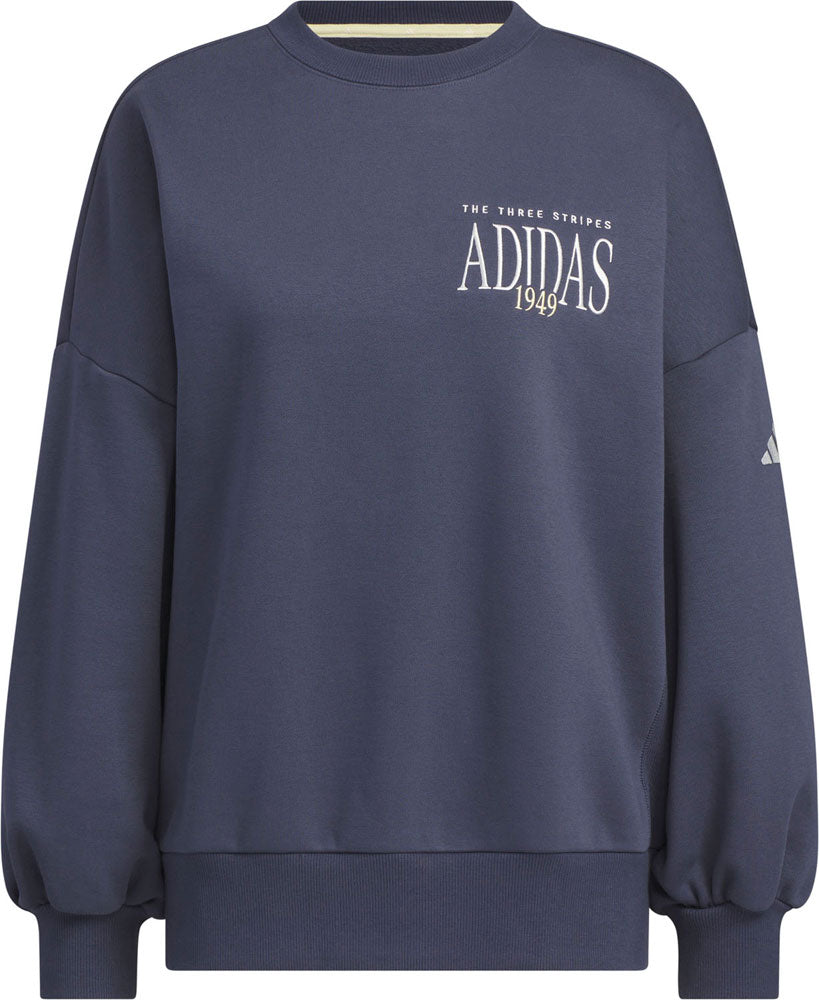 バービージ ルーズフィット フリース クルーネック スウェットシャツ