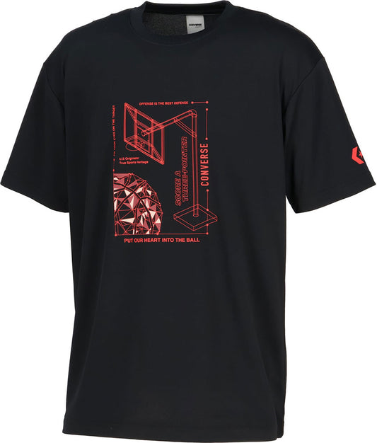 プリントTシャツ メンズ 半袖Tシャツ トップス バスケットボール