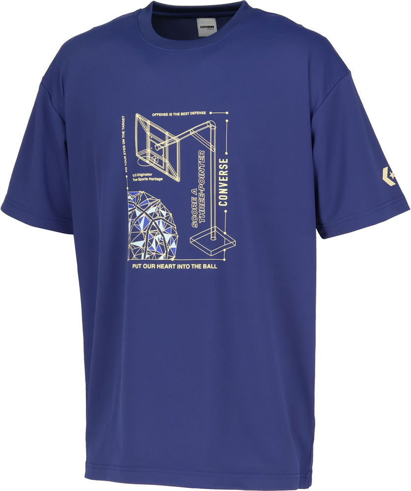 プリントTシャツ メンズ 半袖Tシャツ トップス バスケットボール