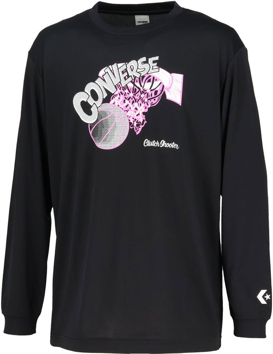 プリントロングスリーブシャツ メンズ 長袖Tシャツ ロンT バスケットボール