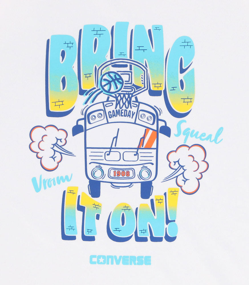 Jr.プリントロングスリーブ ジュニア 長袖Tシャツ ロンT バスケットボール