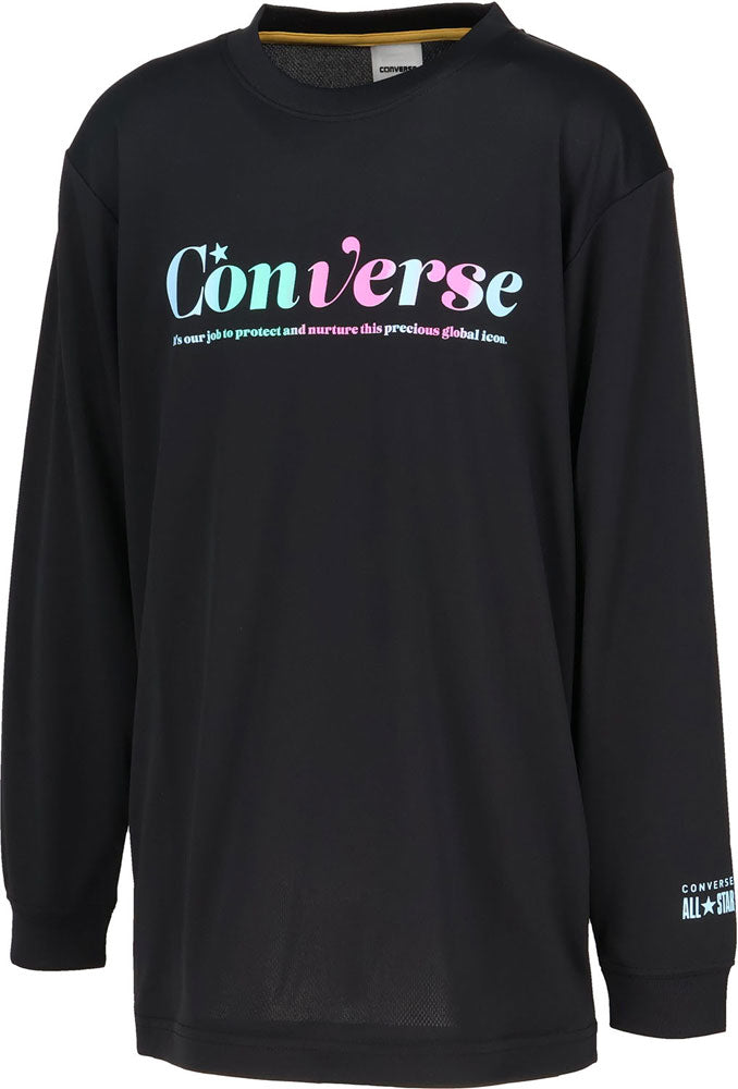 Jr.プリントロングスリーブ ジュニア 長袖Tシャツ ロンT バスケットボール