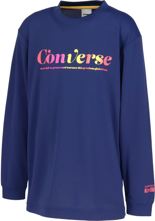 Jr.プリントロングスリーブ ジュニア 長袖Tシャツ ロンT バスケットボール