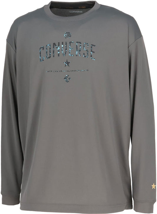 ゴールドシリーズ プリントロングスリーブシャツ メンズ 長袖Tシャツ ロンT バスケット