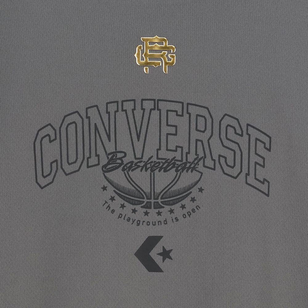 ゴールドシリーズ プリントロングスリーブシャツ メンズ 長袖Tシャツ ロンT バスケット