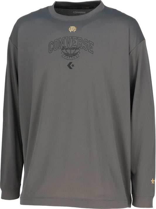 ゴールドシリーズ プリントロングスリーブシャツ メンズ 長袖Tシャツ ロンT バスケット