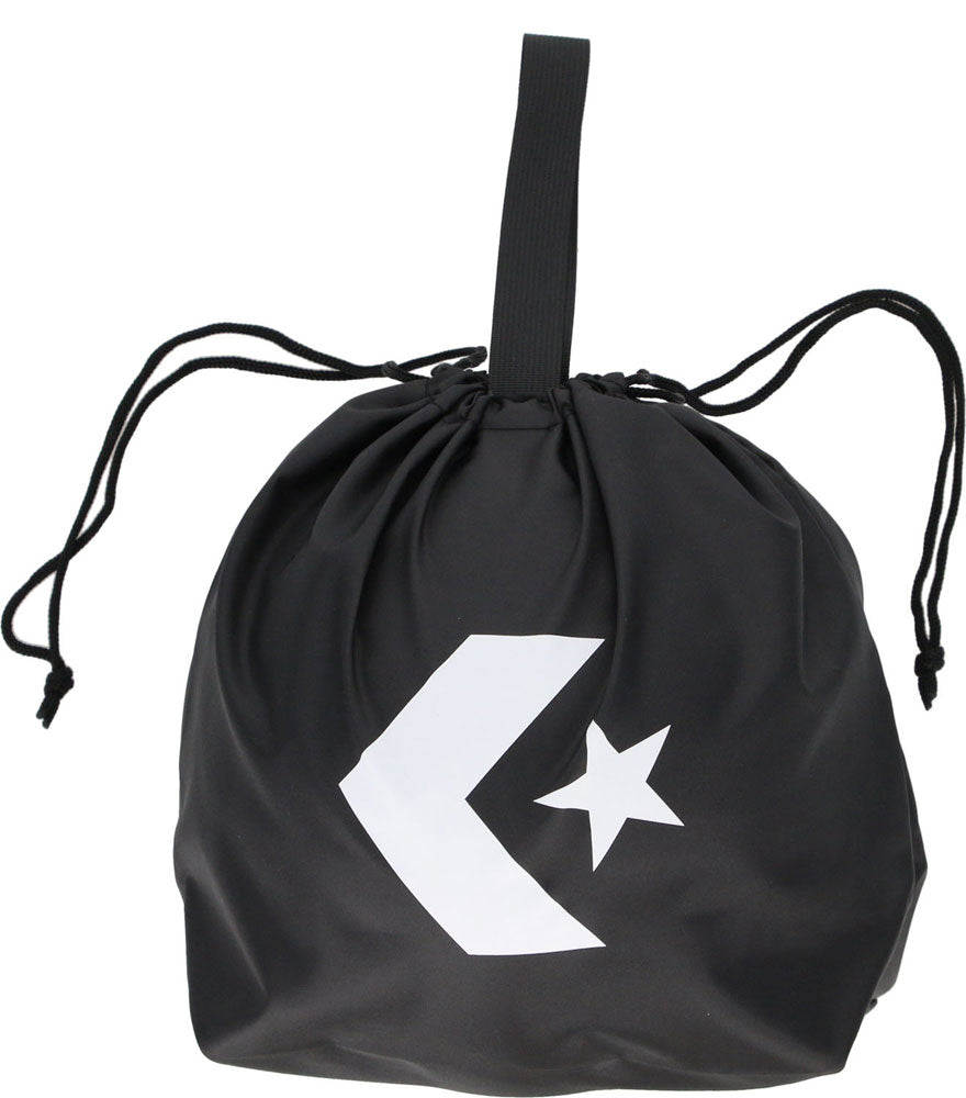 One-handed drawstring ball case