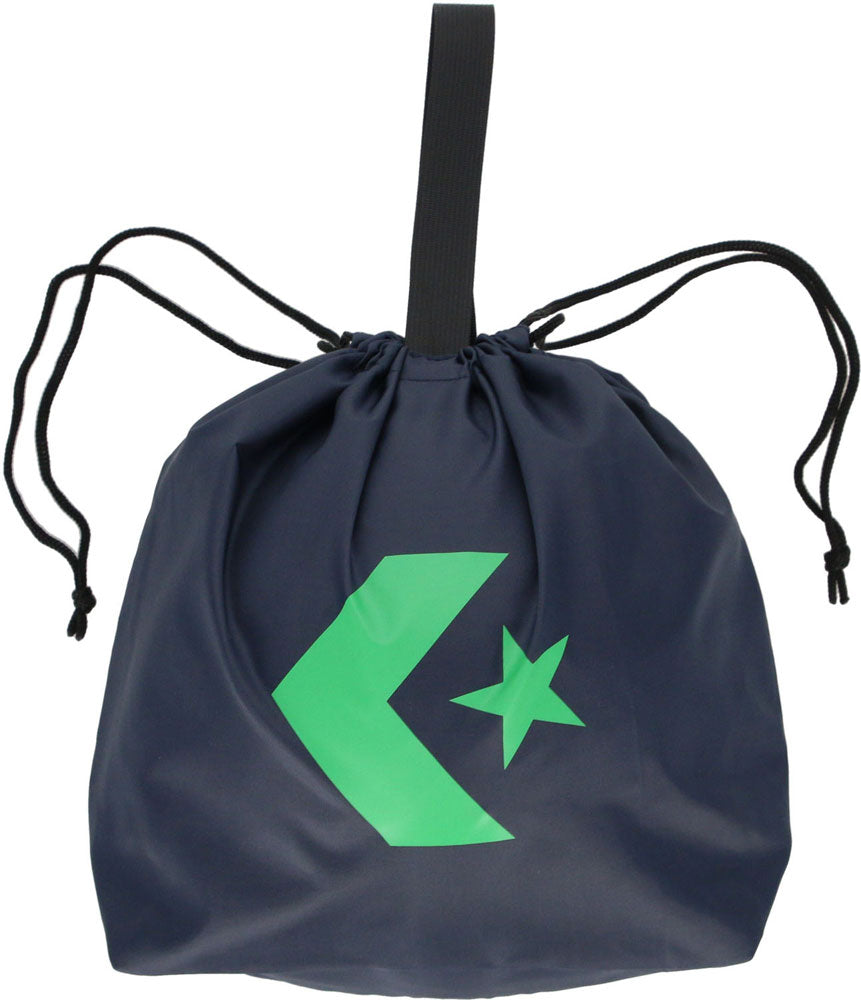 One-handed drawstring ball case