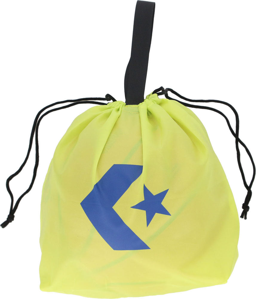 One-handed drawstring ball case