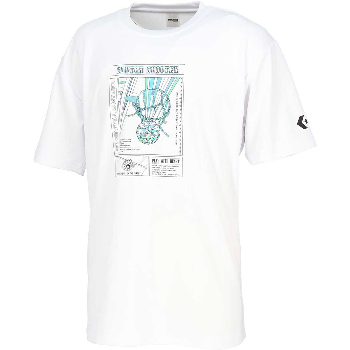 ユニセックス バスケットボールＴシャツ プリントTシャツ